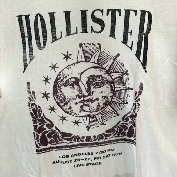 Hollister White Crop Top - Picture 2 of 2